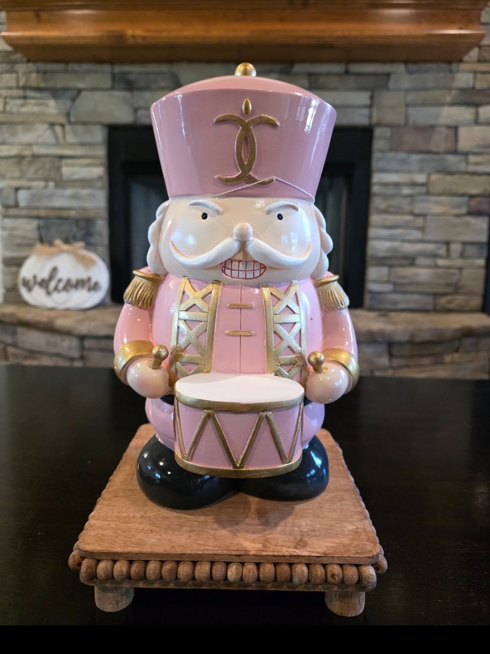 Pink Nutcracker Holiday Decor-NEW